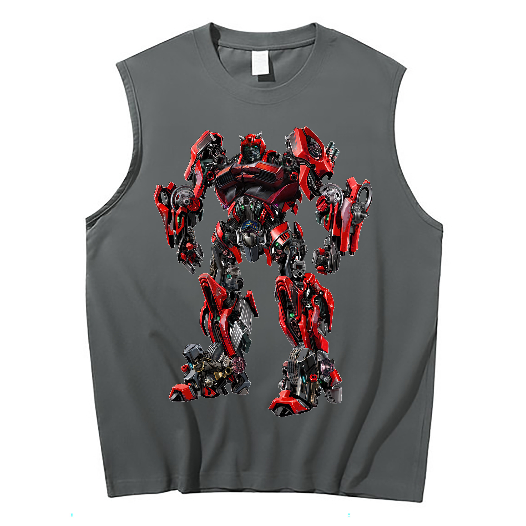 （画像用） Transformers トランスフォーマー コットン100％タンクトップ（フロントプリント）